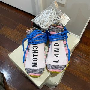 Size 7 mens adidas NMD Human Race Trail x Pharrell Solar Pack 2018 - BB9531